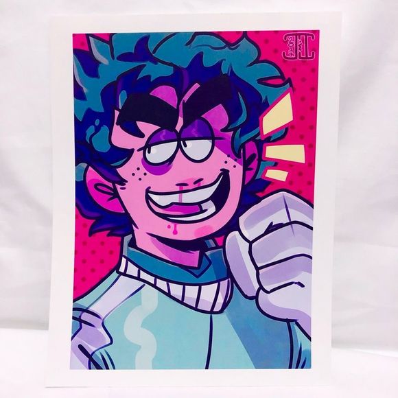 BNHA | Art | Izuku Midoriya Deku Bnha Print | Poshmark